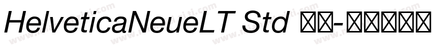 HelveticaNeueLT Std 常规字体转换
